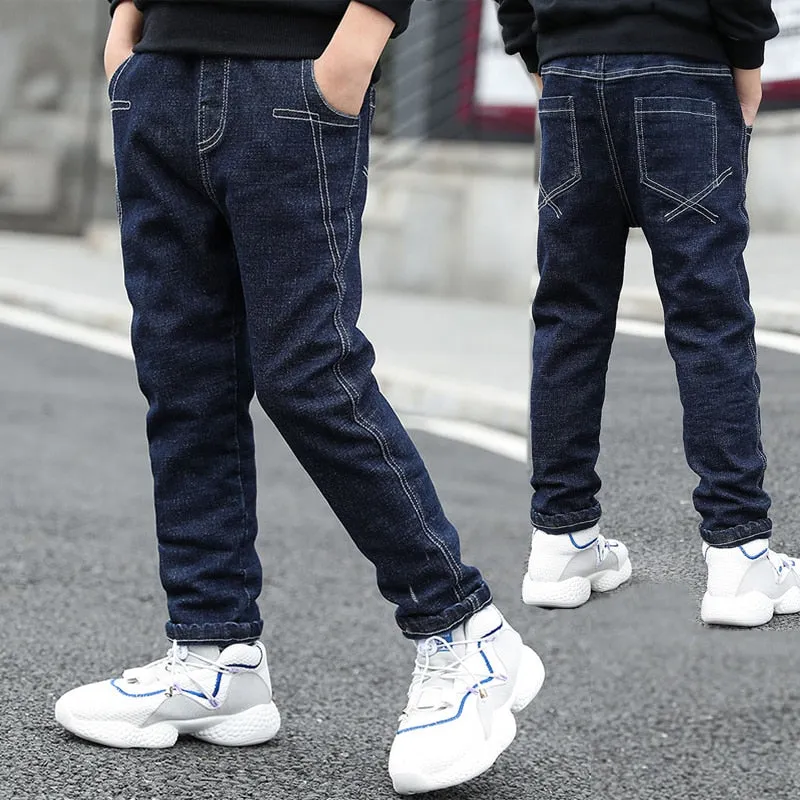 Kids Boys Skinny Classic Pants Casual Denim Jeans - BJN0105
