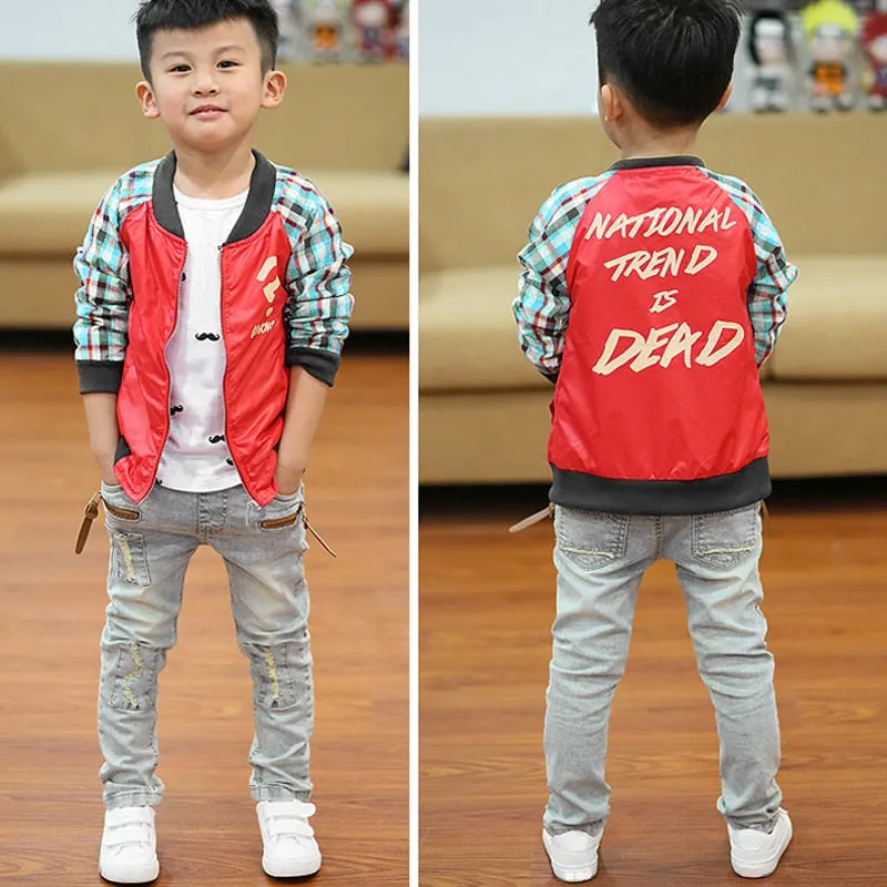 Kids Boys Skinny Classic Pants Casual Denim Jeans - BJN0105