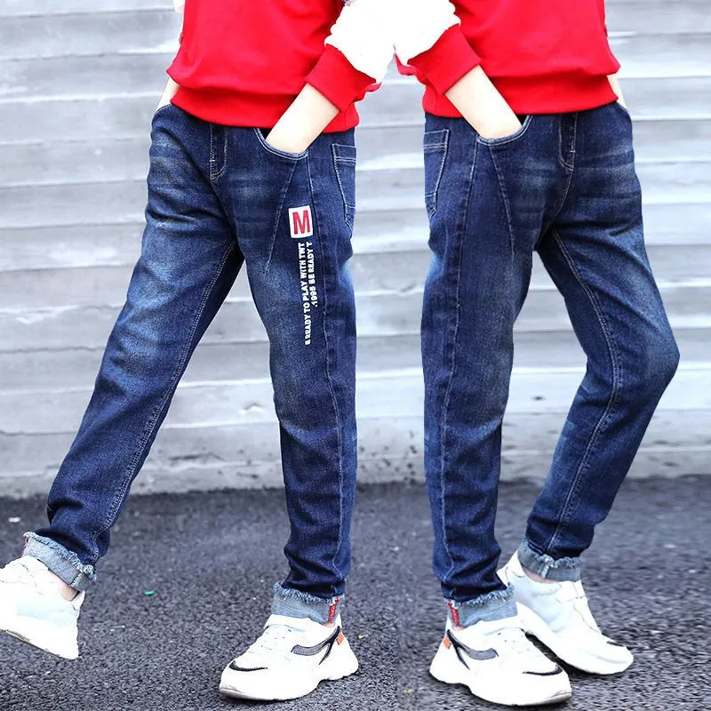 Kids Boys Skinny Classic Pants Casual Denim Jeans - BJN0105