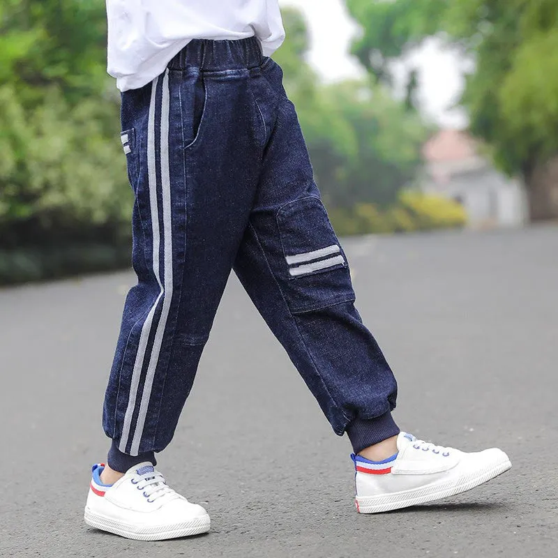 Kids Boys Skinny Classic Pants Casual Denim Jeans - BJN0105
