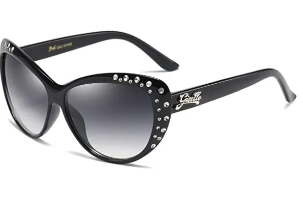Kids Glam Retro Cat Eye Rhinestone Sunglasses