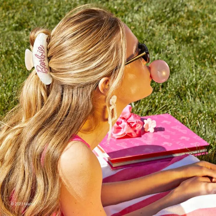 Kitsch x Barbie Rhinestone Claw Clip