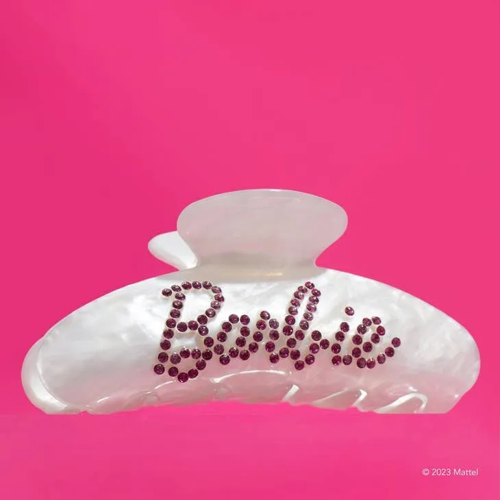 Kitsch x Barbie Rhinestone Claw Clip