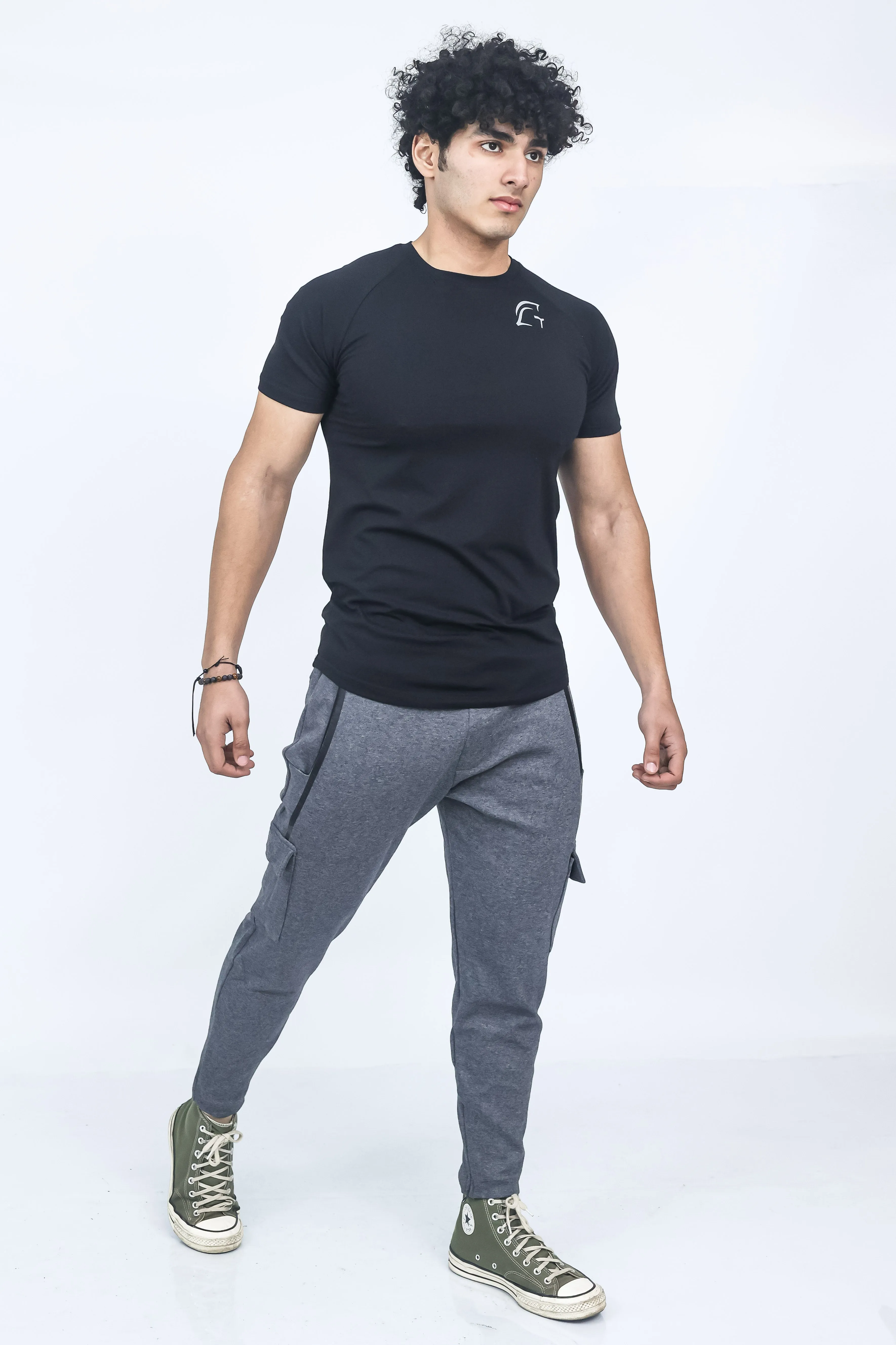 Kryjer X NTC Signature Half T-Shirt Black