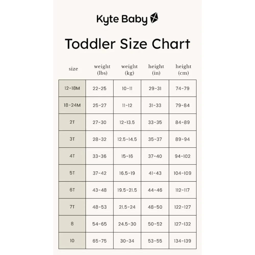 Kyte Baby Long Sleeve Pajama Set - Cloud Rainbow Heart