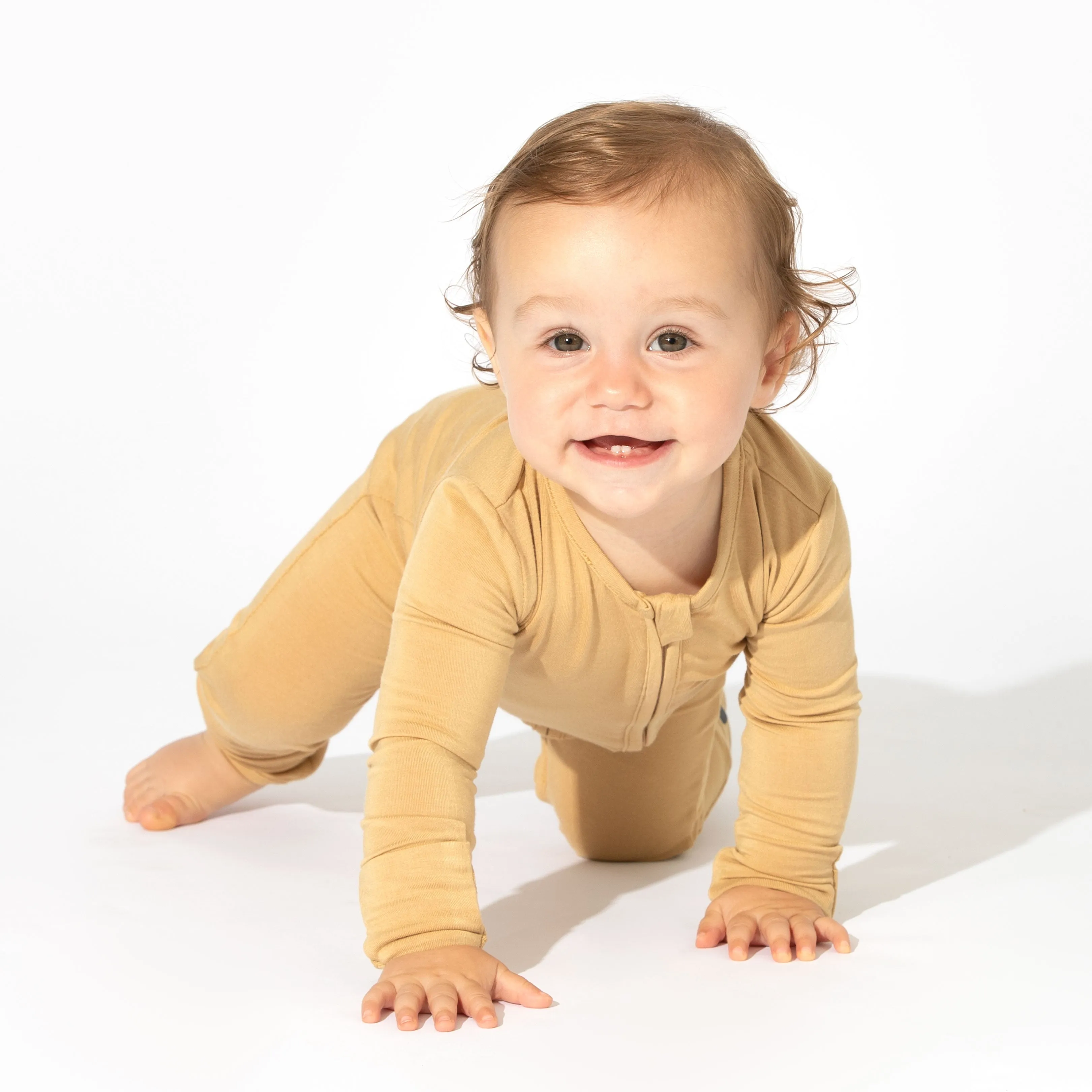 Latte Bamboo Convertible Footie