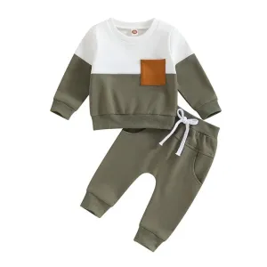 Long Sleeve Pocket Baby Set