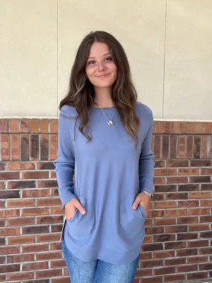 LuLu B Cozy Cashmere Lightweight Sweater