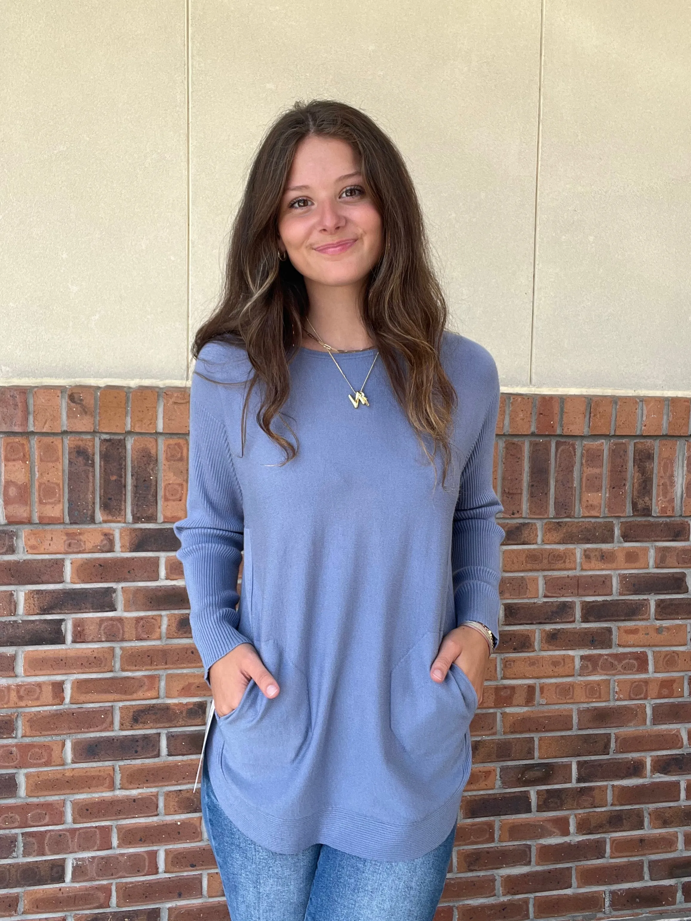 LuLu B Cozy Cashmere Lightweight Sweater
