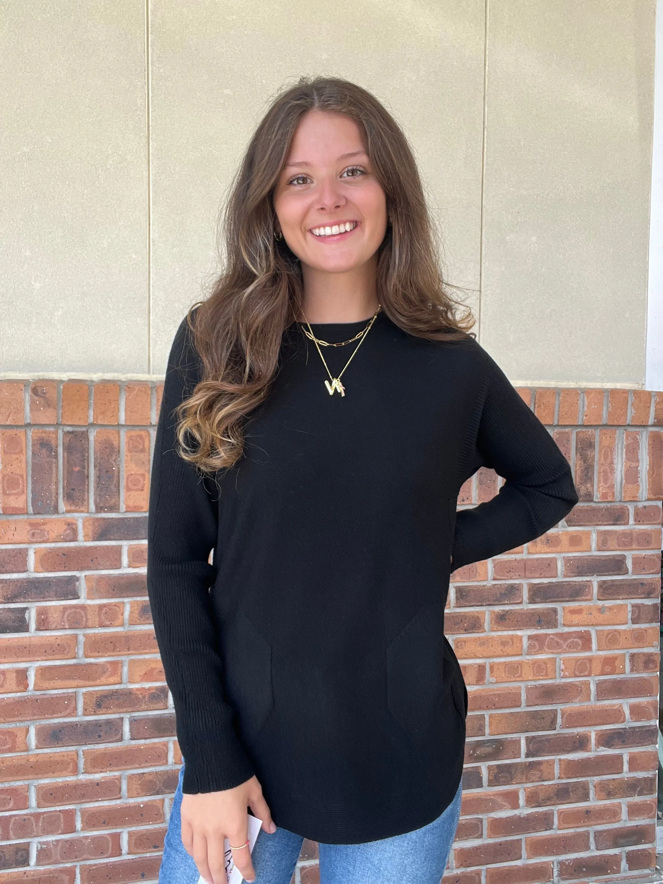 LuLu B Cozy Cashmere Lightweight Sweater