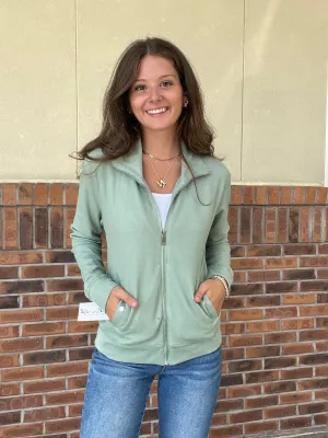 LuLu B Lightweight Full zip jacket