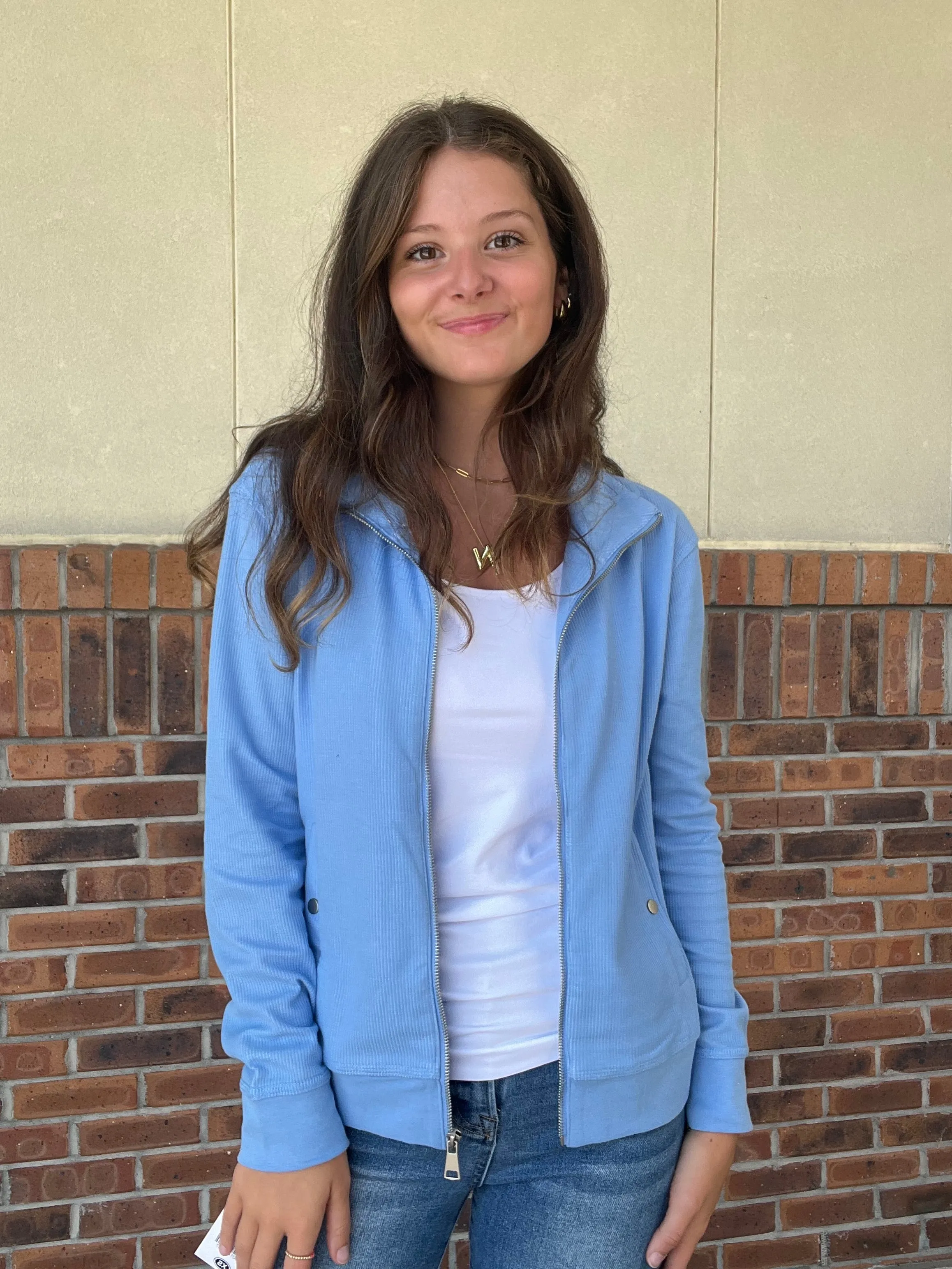 LuLu B Lightweight Full zip jacket