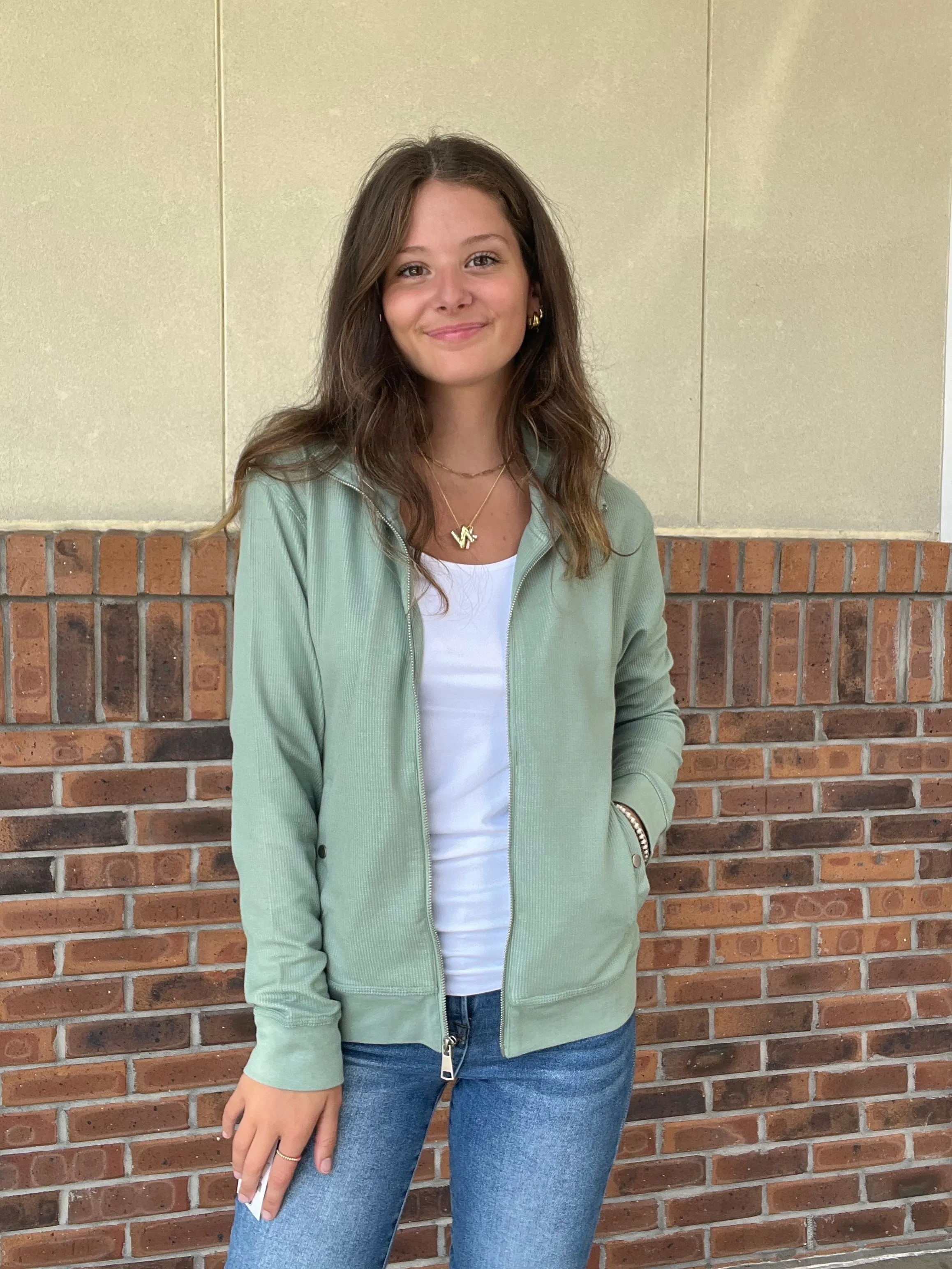 LuLu B Lightweight Full zip jacket