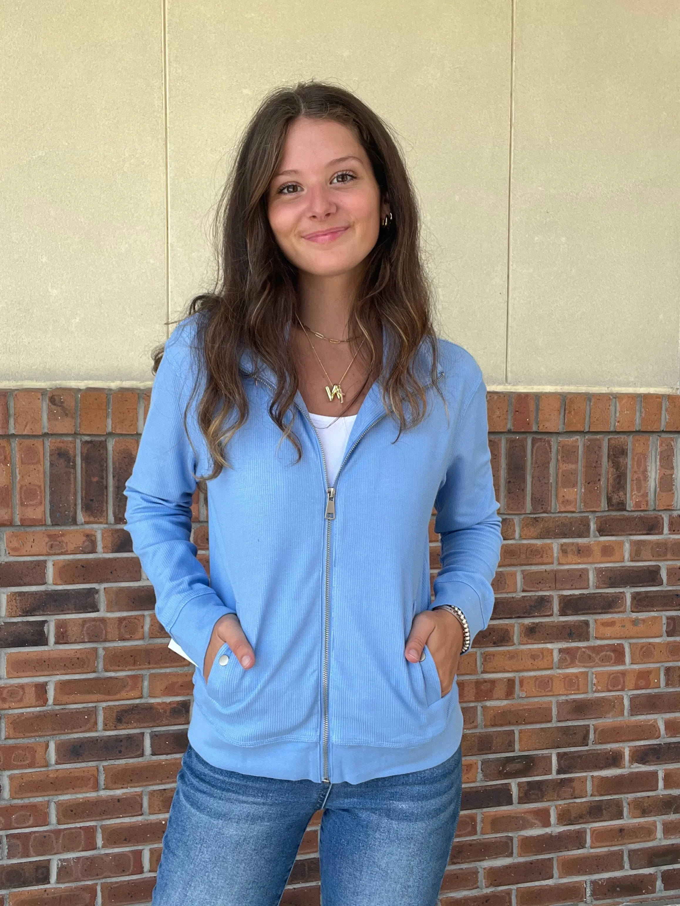 LuLu B Lightweight Full zip jacket