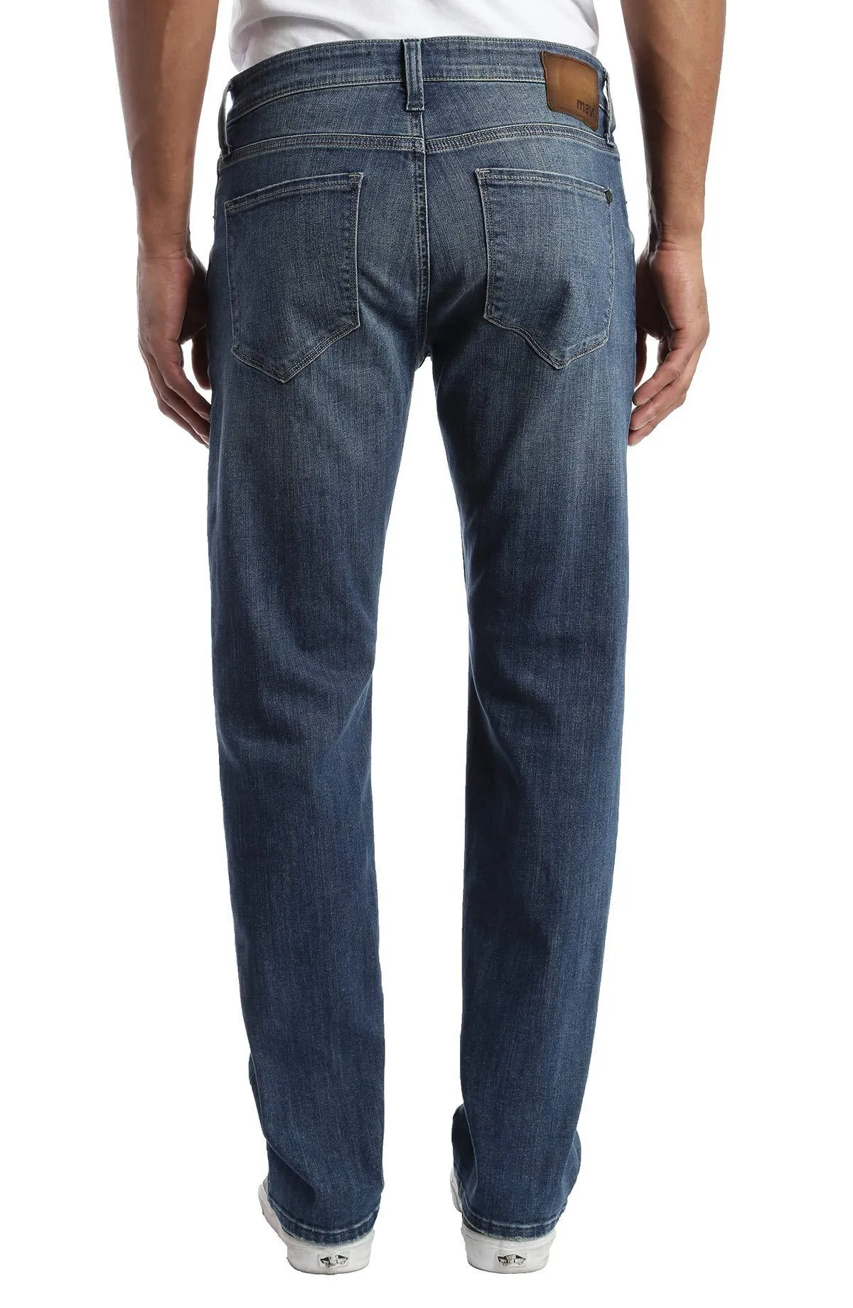 Mavi Men's Zach Size 33/32 Straight Leg Regular Fit Dark Blue Authentic Vintage