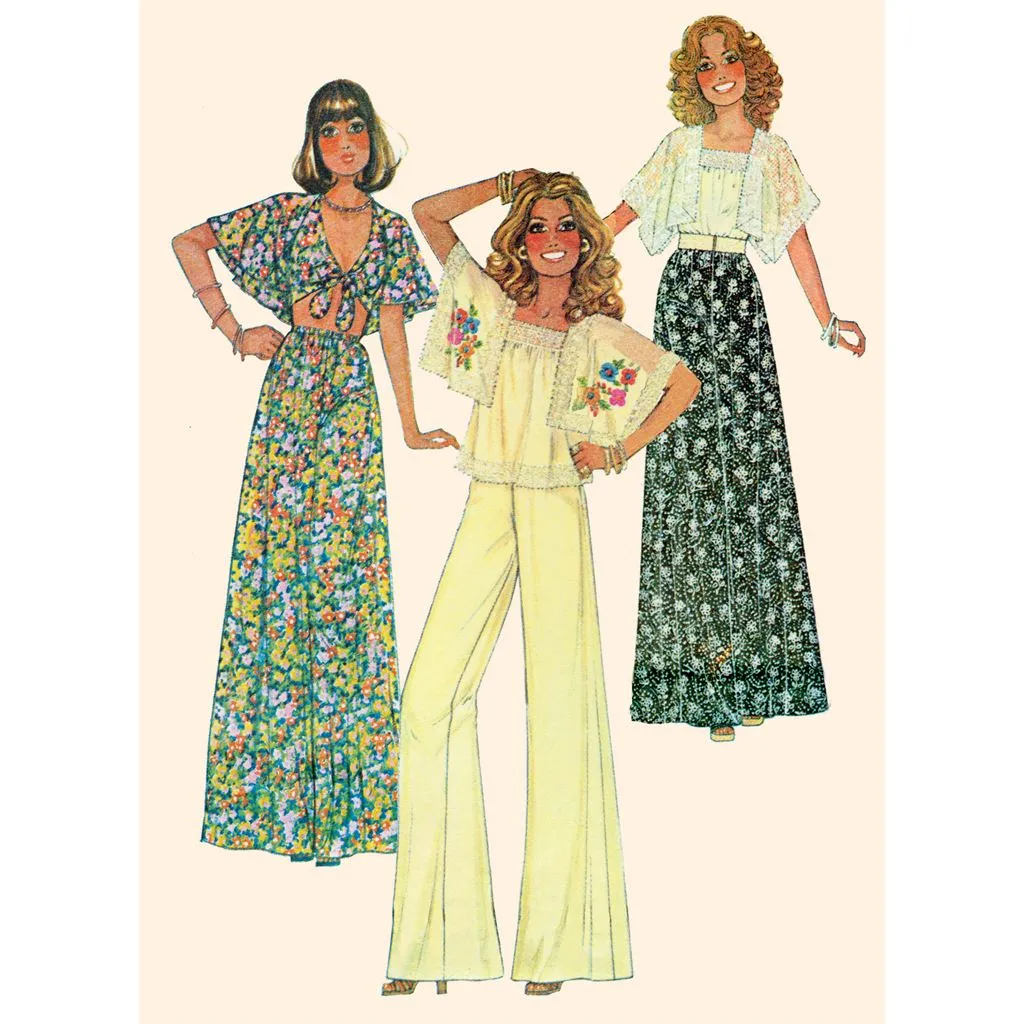 McCall's Pattern M8257 Misses' Tops, Skirt and Pants