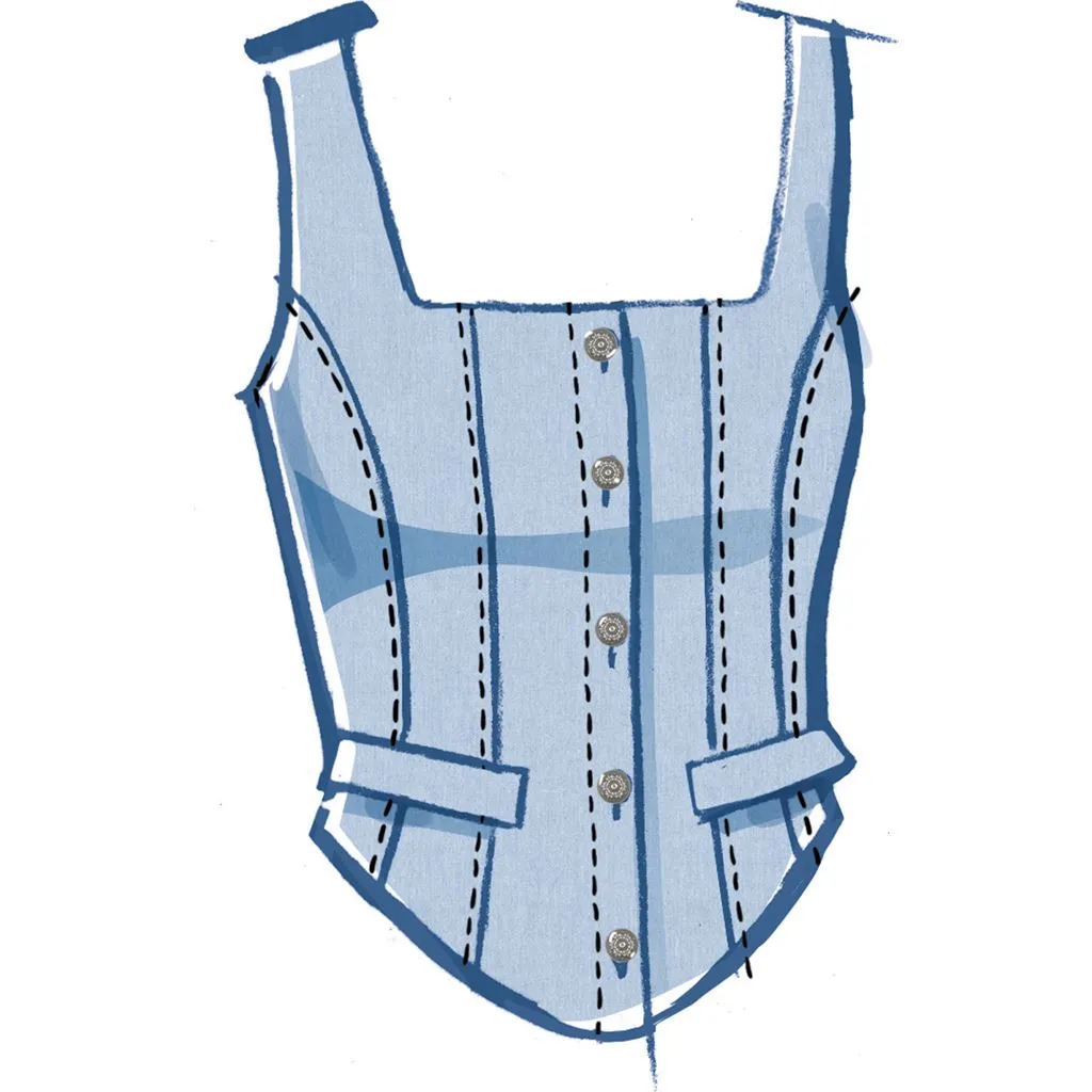 McCall's Pattern M8478 Misses' Corset Tops