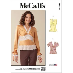 McCall's Pattern M8530 Misses' Tops