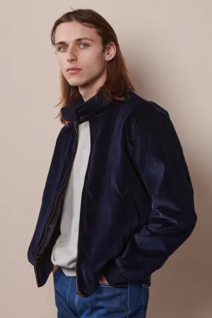 Men's Corduroy Harrington Jacket - Navy