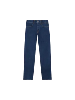 Mens Nettle Denim Straight Leg Jeans—mid wash