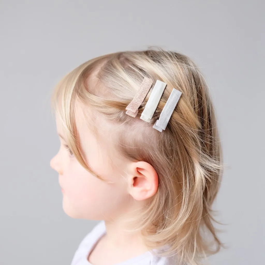 Mimi & Lula Nude Sparkle Glitter Clips