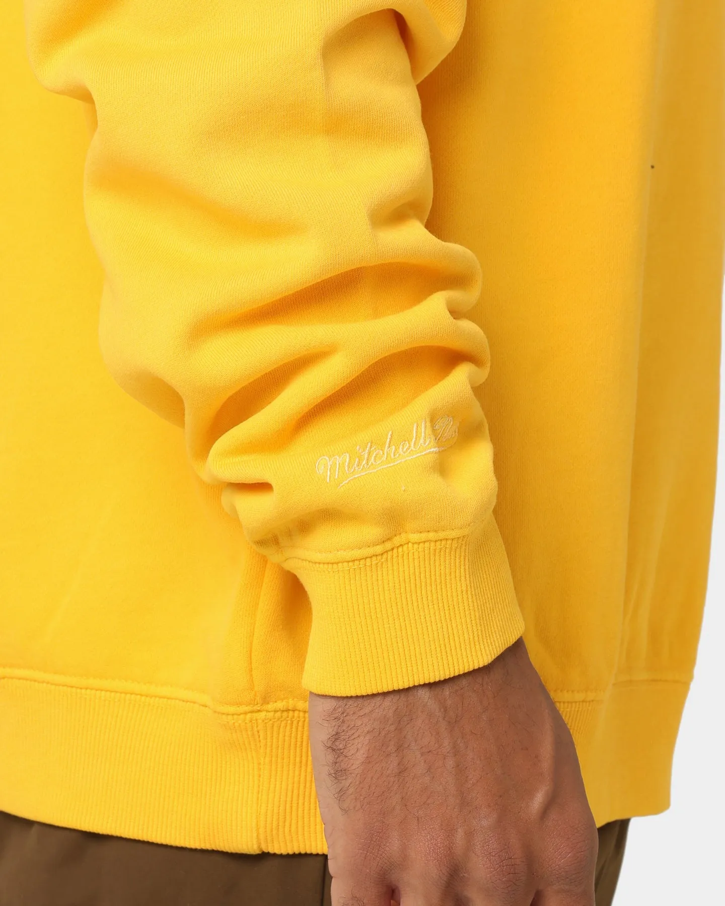 Mitchell & Ness Los Angeles Lakers Vintage Crewneck Faded Yellow