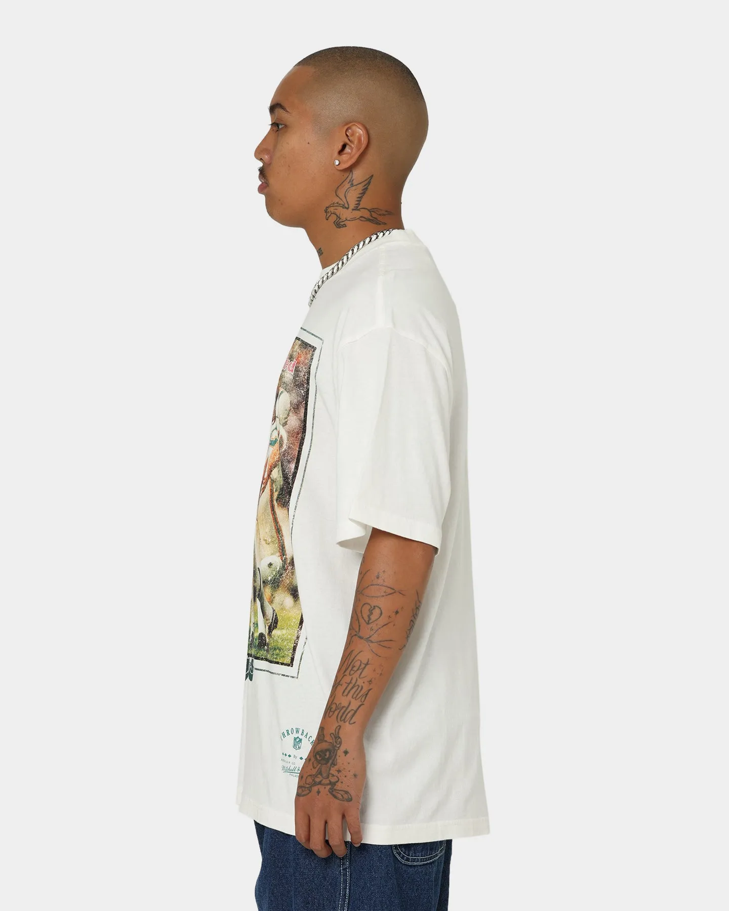 Mitchell & Ness Miami Dolphins Sports Illustrated T-Shirt Vintage White