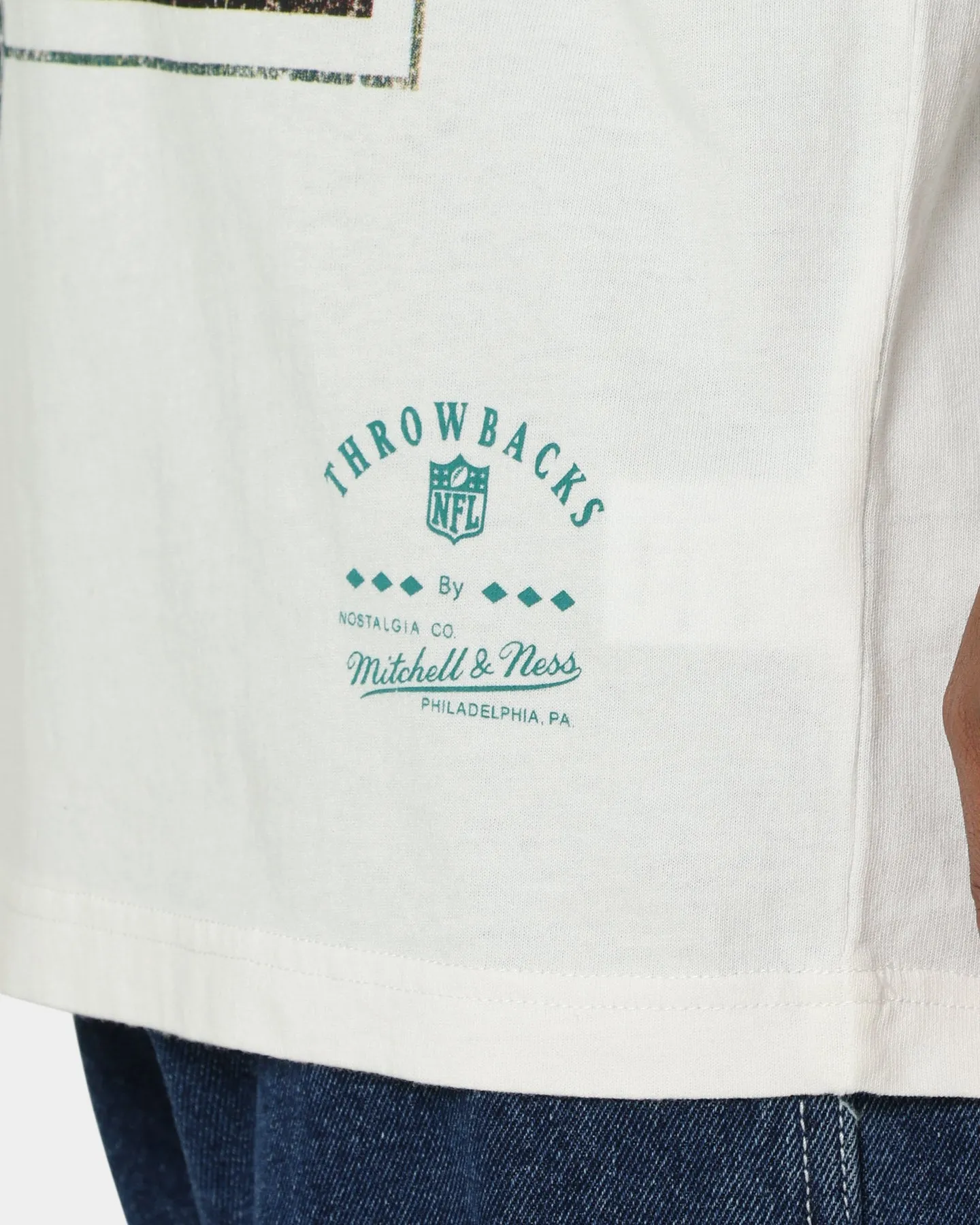 Mitchell & Ness Miami Dolphins Sports Illustrated T-Shirt Vintage White