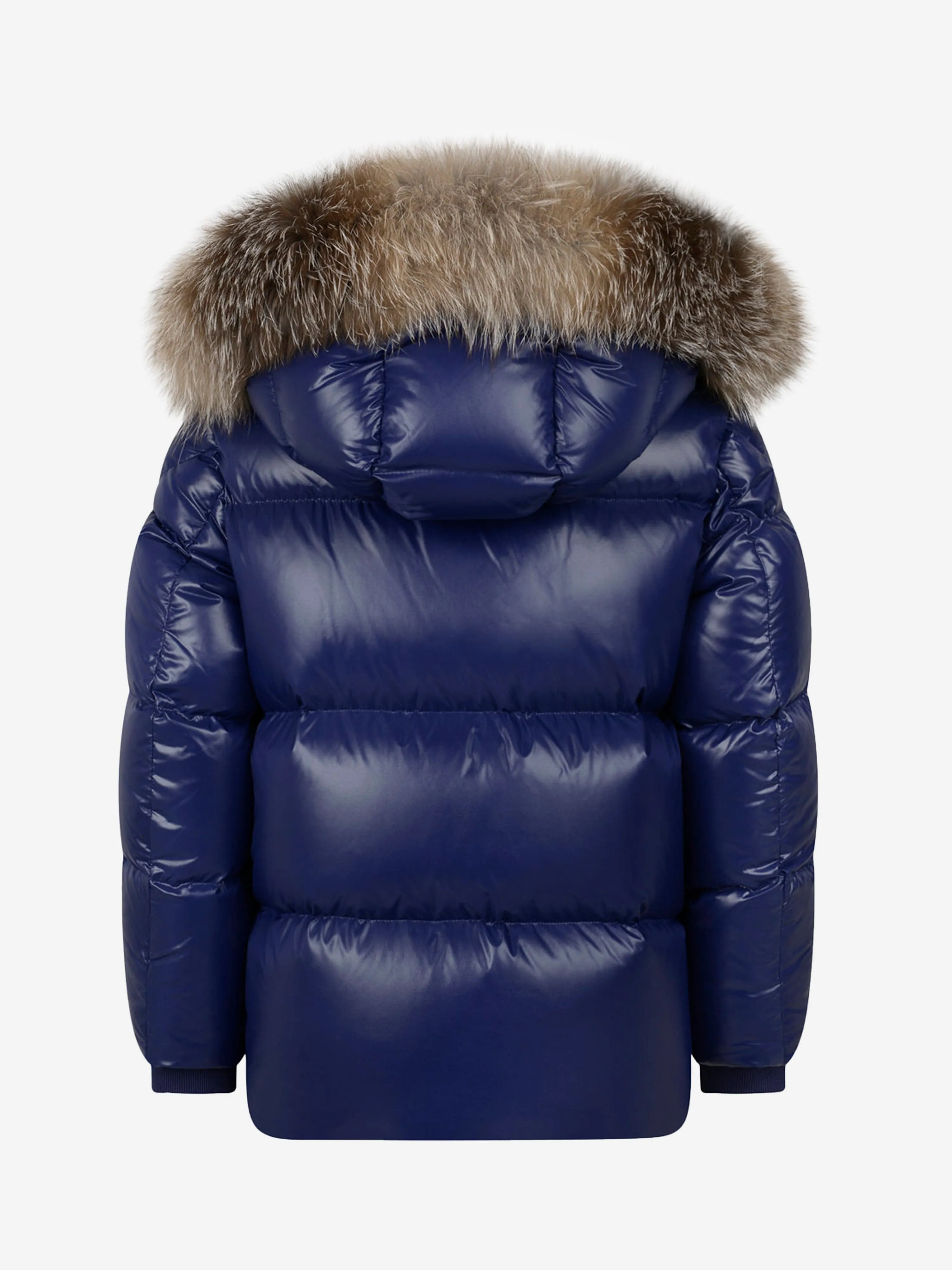Moncler Enfant Moncler Boys Navy Down Padded Armoricano Jacket