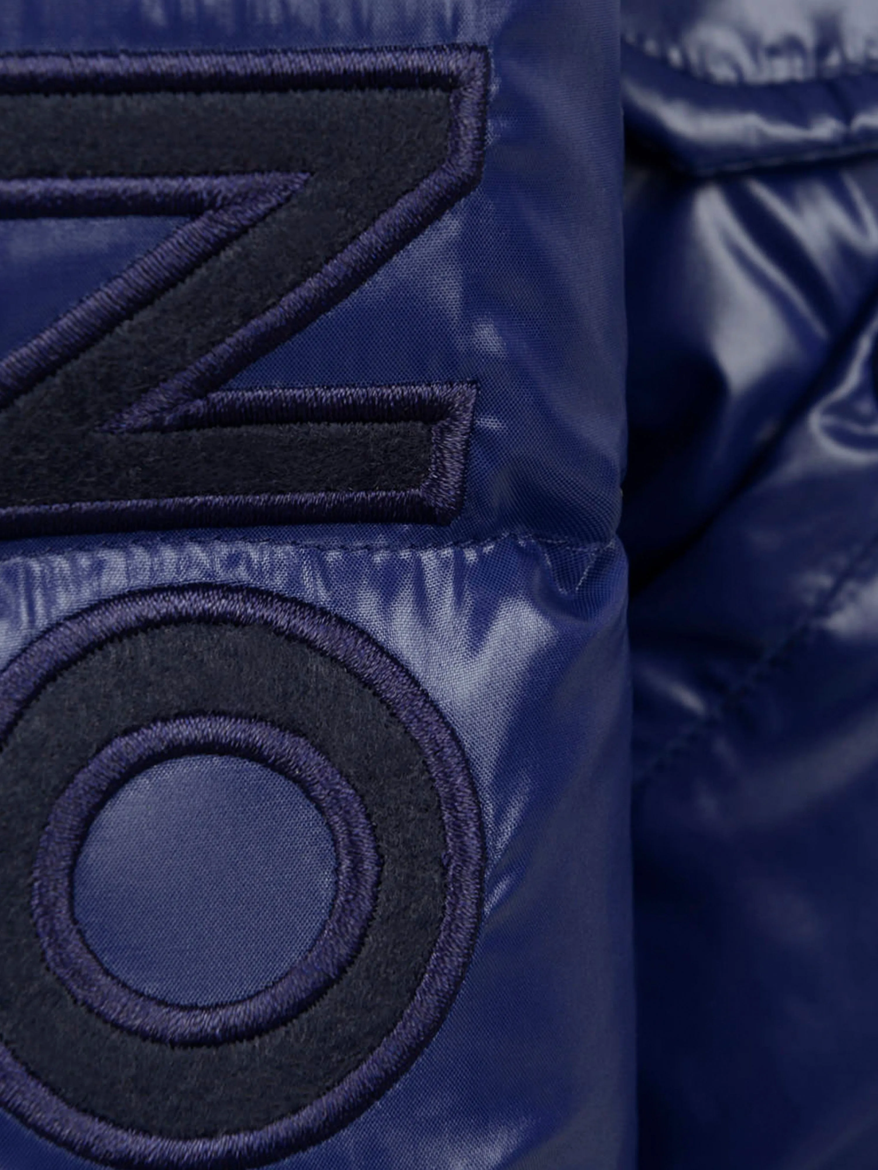Moncler Enfant Moncler Boys Navy Down Padded Armoricano Jacket