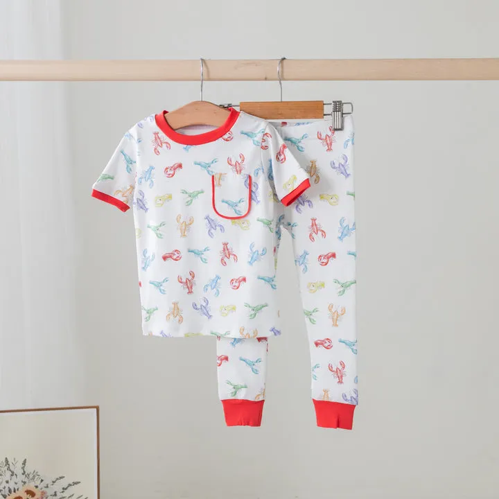 Nola Tawk - Colorful Claws Organic Cotton Pajama Set