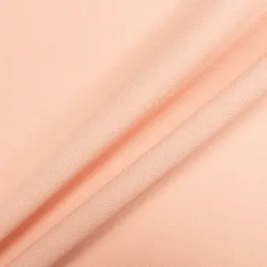 Pastel Peach Single Wool Crêpe