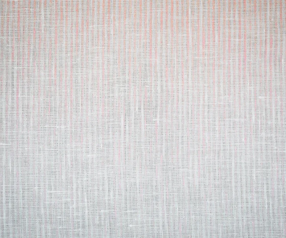 Pink-White Striped Spence Bryson Striped Washed Irish Linen Woven Fabric