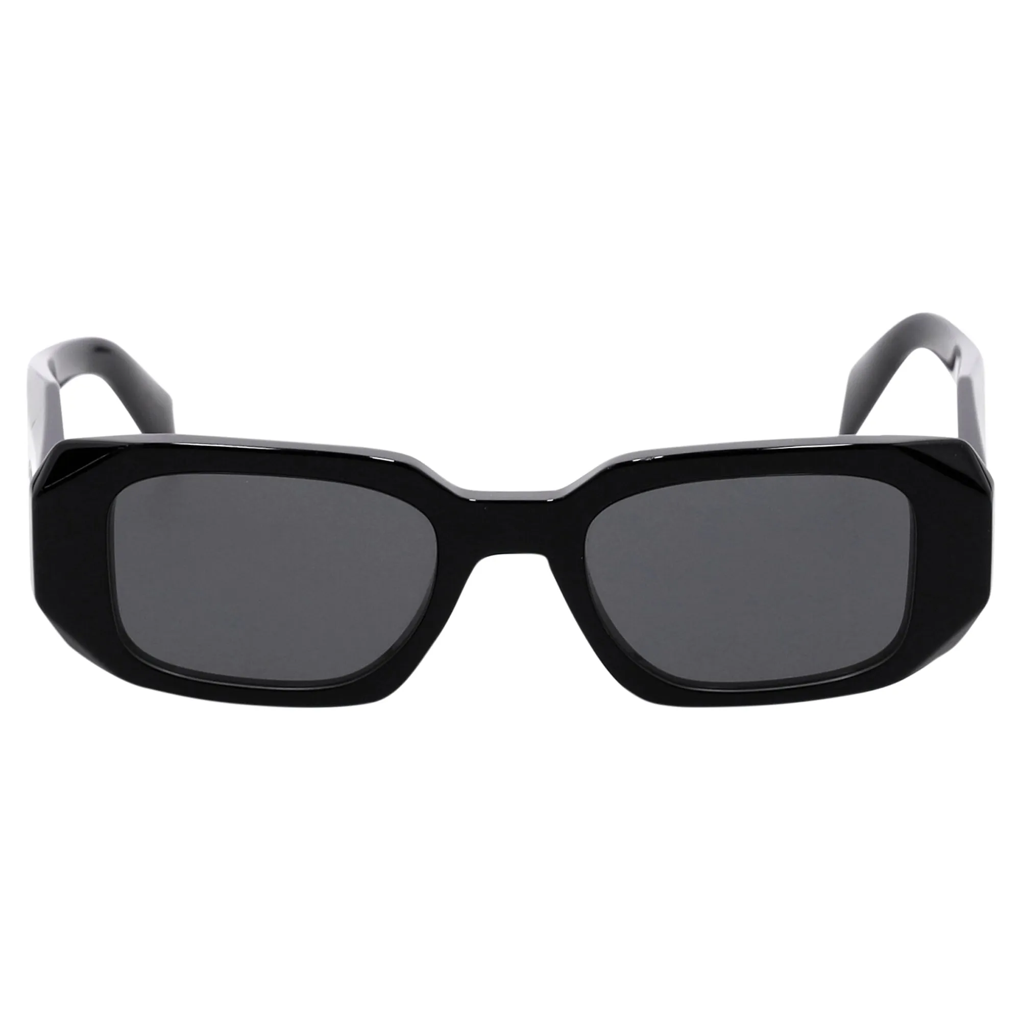 Prada Square Sunglasses SPR 17W in Black Acetate