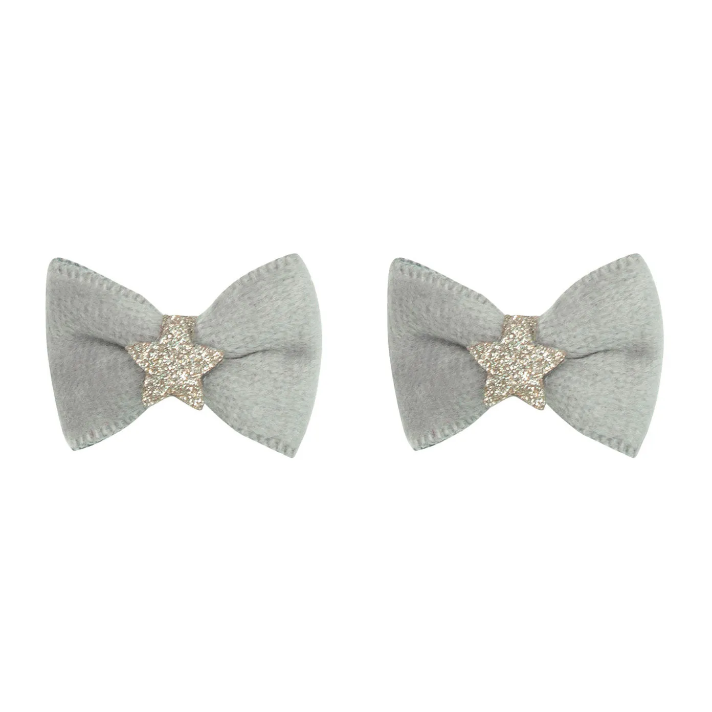 Prima Ballerina Bow Mini Hair Clips (set of 2)