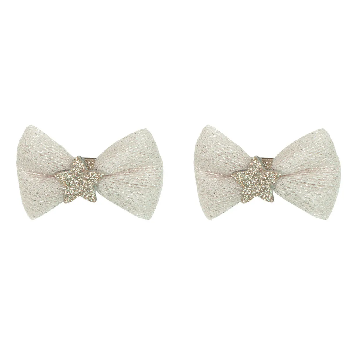 Prima Ballerina Bow Mini Hair Clips (set of 2)