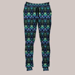 Psychedelic Joggers (UV/RGB, Eco-Friendly, Unisex, Fleece-Lined) | CERNUNNOS