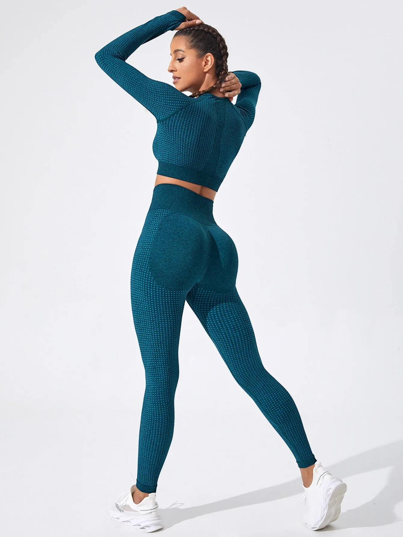 Raglan Sleeve Thumb Holes Wide Waistband Active Set FW22 FD
