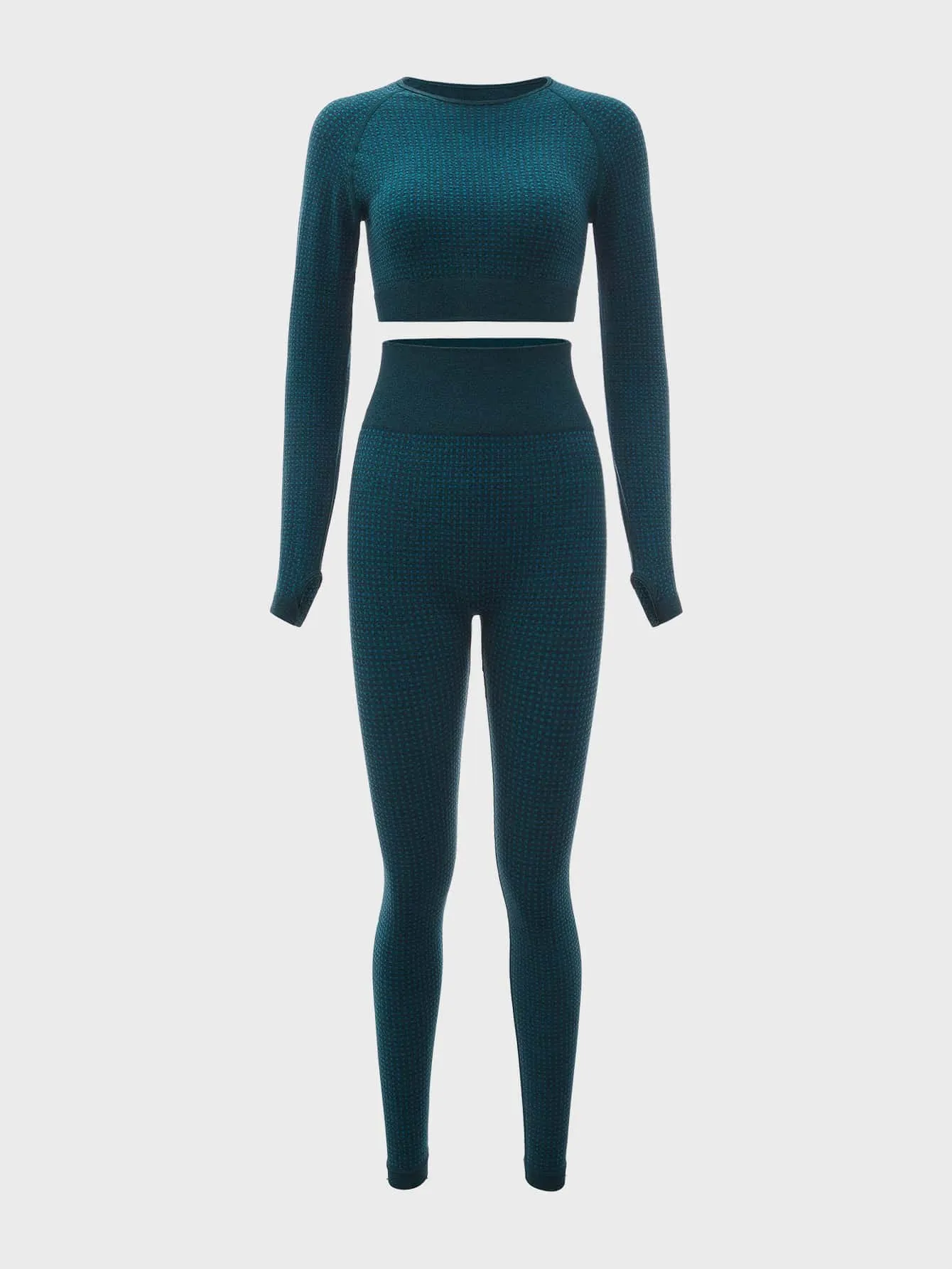 Raglan Sleeve Thumb Holes Wide Waistband Active Set FW22 FD