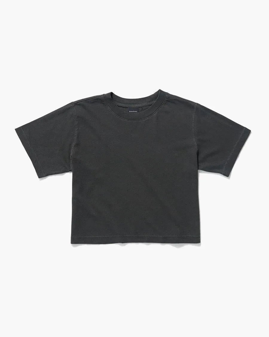 Relaxed Crop Tee (Stretch Limo)
