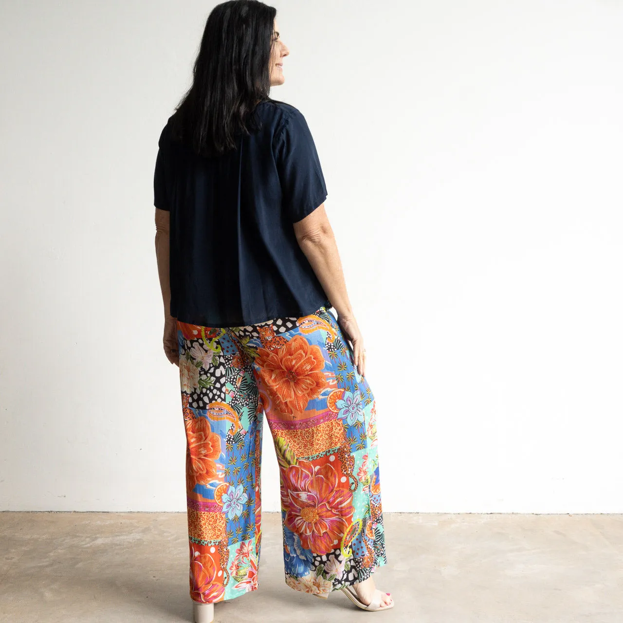 Resort Lounge Pant by Escape - Maeli Orange - 76053