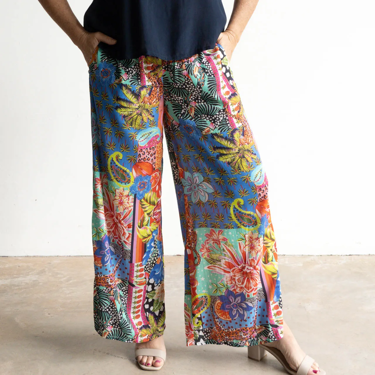 Resort Lounge Pant by Escape - Maeli Orange - 76053