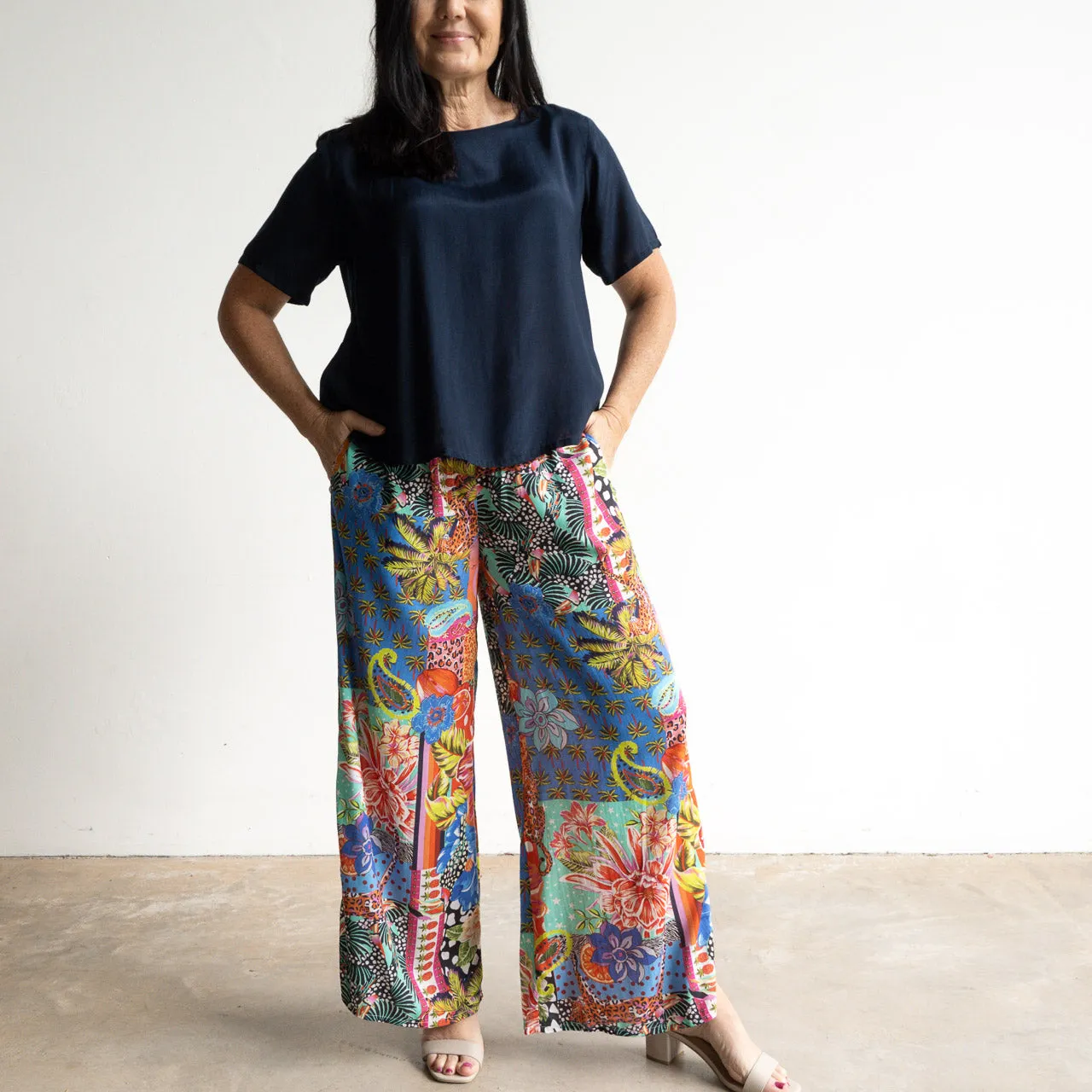 Resort Lounge Pant by Escape - Maeli Orange - 76053