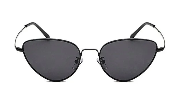 Retro Cat Eye Sunglasses Women Yellow Red Lens Sun glasses Fashion Light Weight Sunglass for women Vintage Metal Eyewear