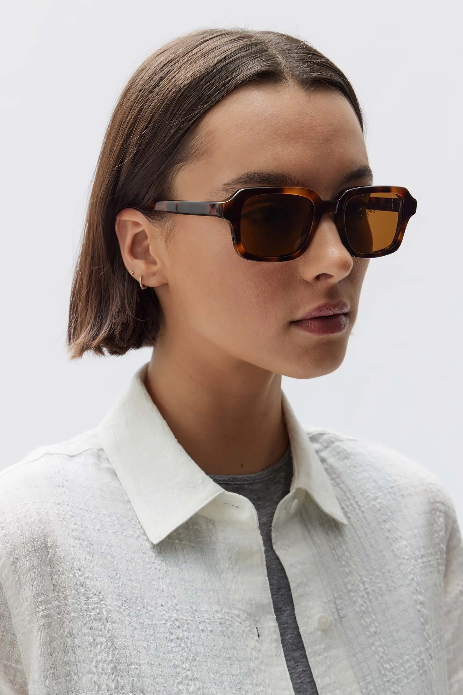 Retro Square Frame Sunglasses