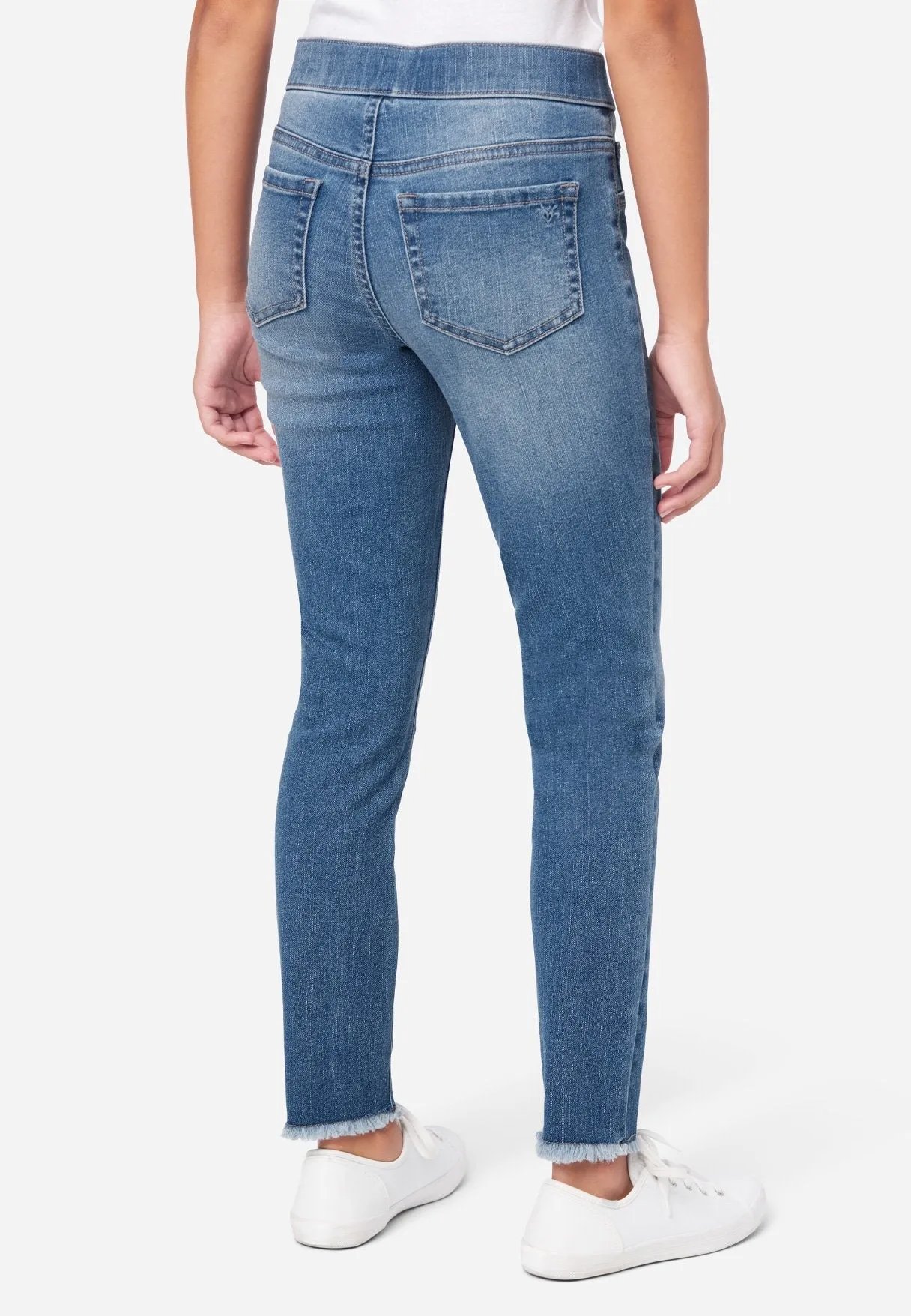 Rhinestone Pull-On Jean Leggings