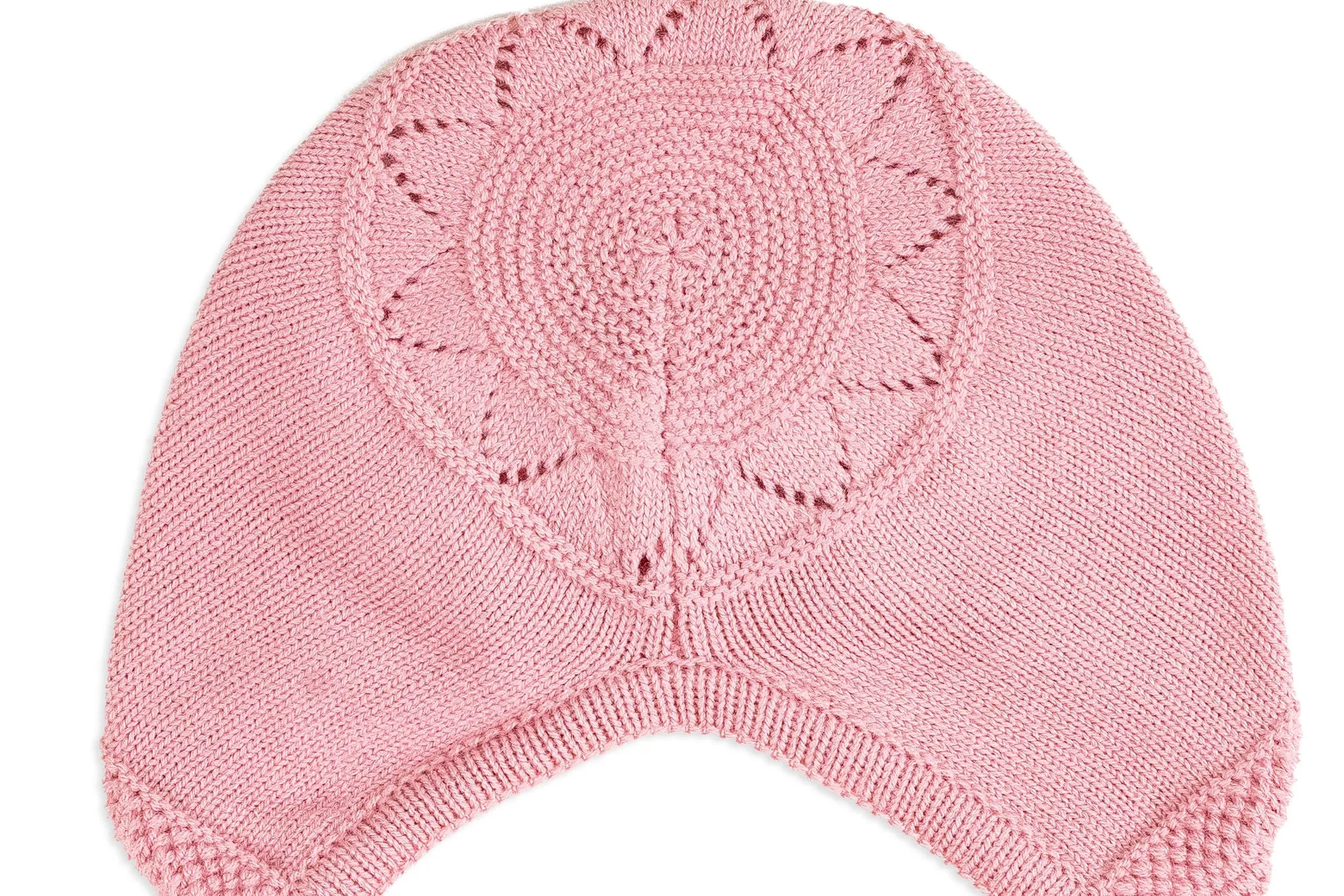 Rose & Ivory Three-Piece Knit Baby Set
