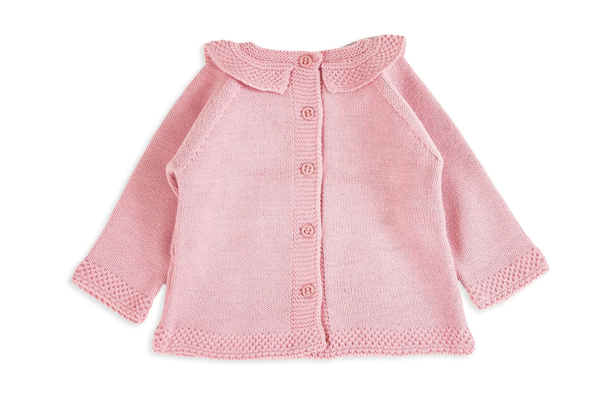 Rose & Ivory Three-Piece Knit Baby Set