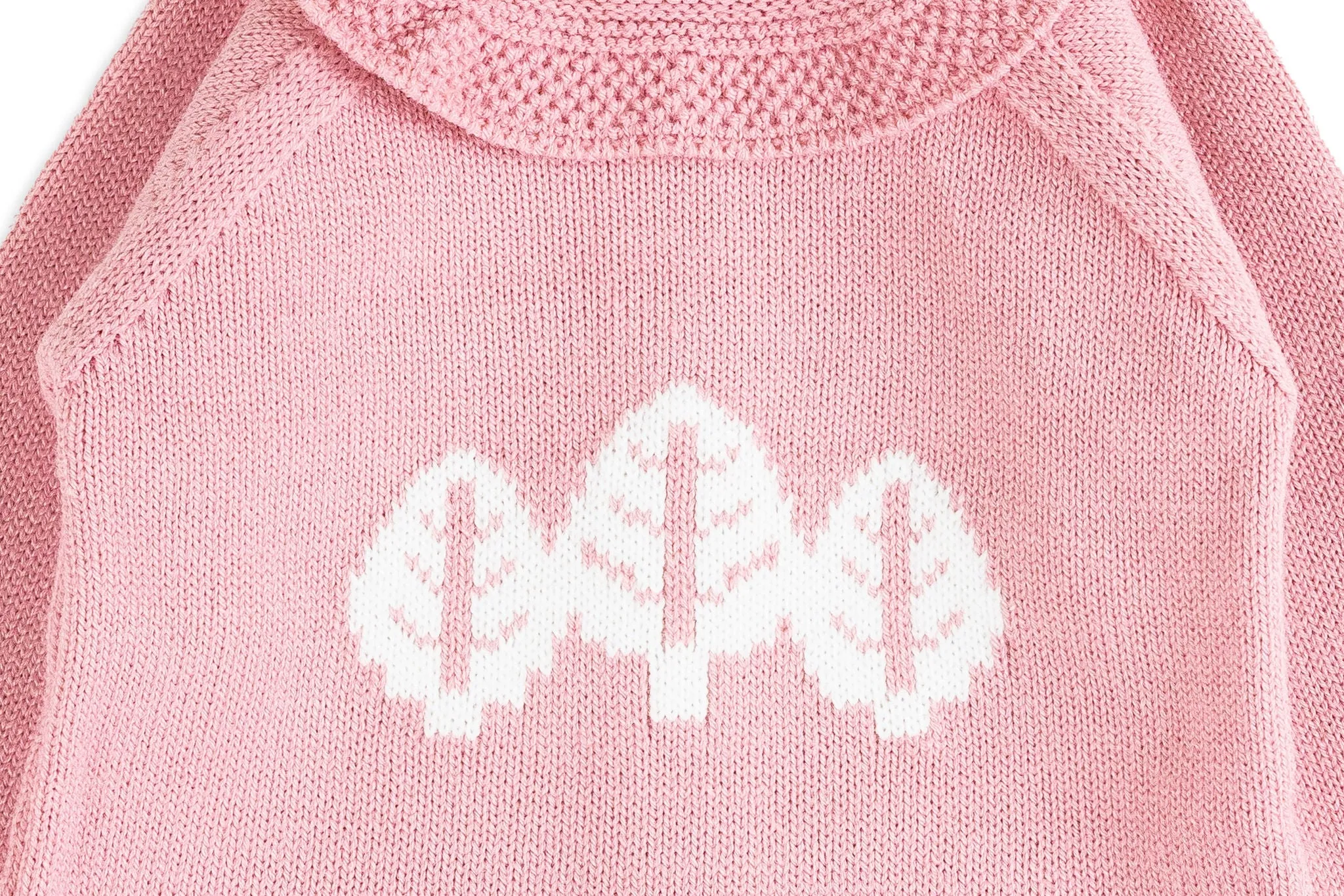 Rose & Ivory Three-Piece Knit Baby Set