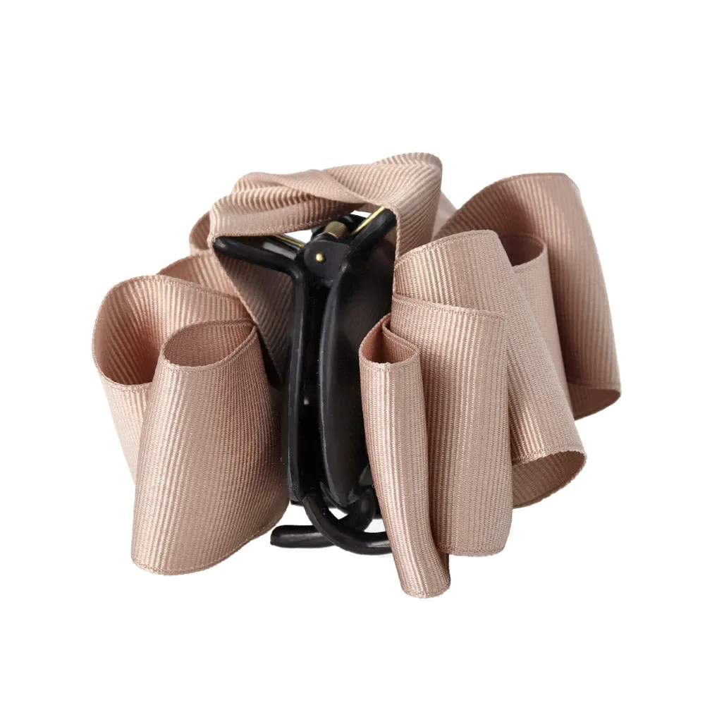 Ruffle Ribbon Hair Claw Clip